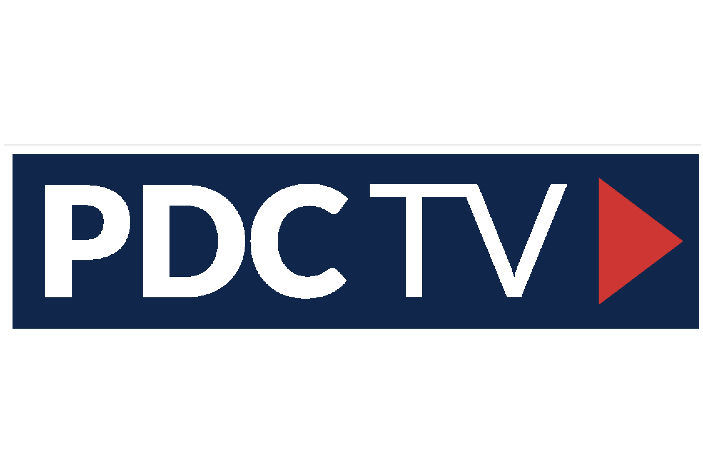 Logo for PDC TV